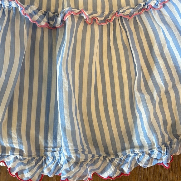 Crewcuts Embroidered Scallop Trim Dress - Picture 4 of 5